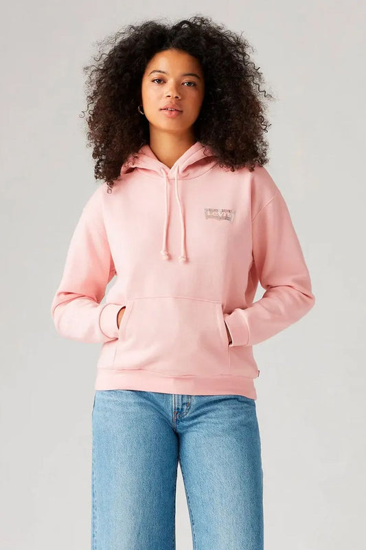Levi's Kadın Oversize Kapüşonlu Sweatshirt - Rahat ve Şık