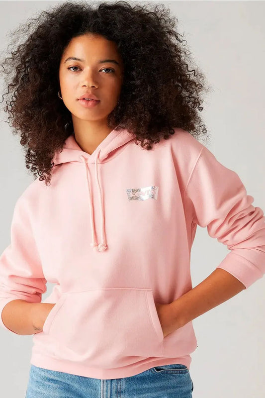 Levi's Kadın Oversize Kapüşonlu Sweatshirt - Rahat ve Şık