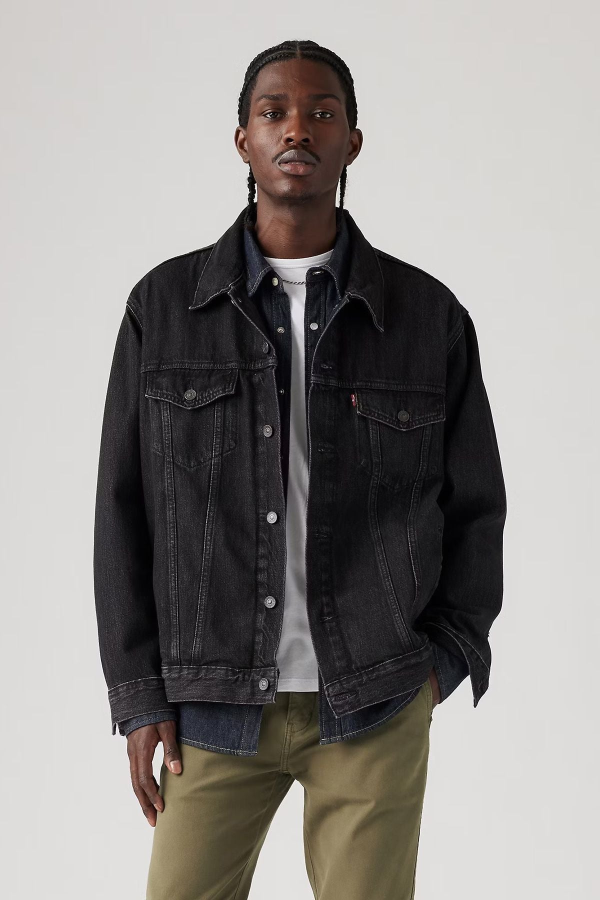 Levi's Oversize Denim Ceket - Erkek Günlük Kot Ceket - Klasik Yaka Ana görsel