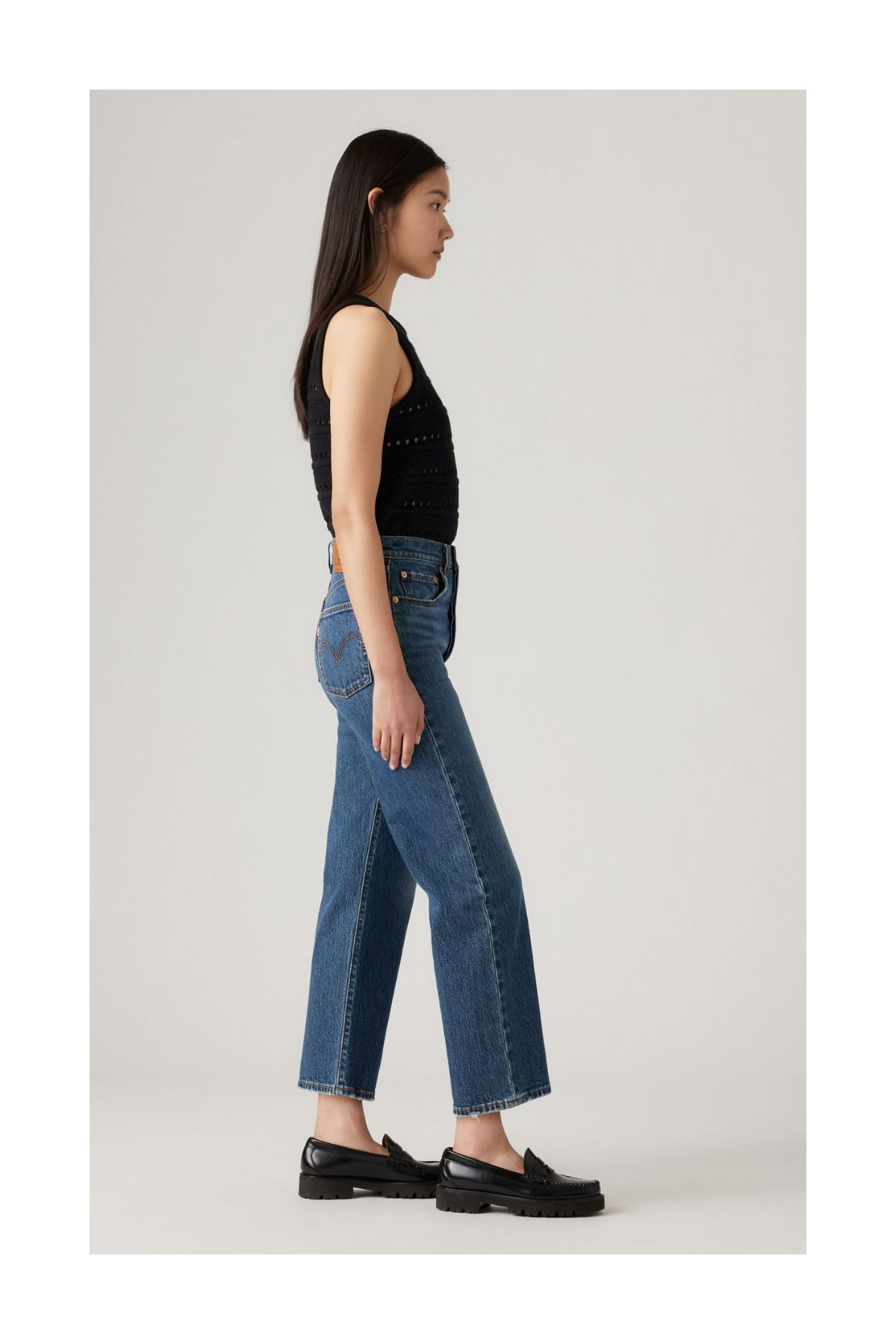Levi's Yüksek Bel Midi Mom Jean - Oversize Günlük Kadın Kot Pantolon İkincil görsel