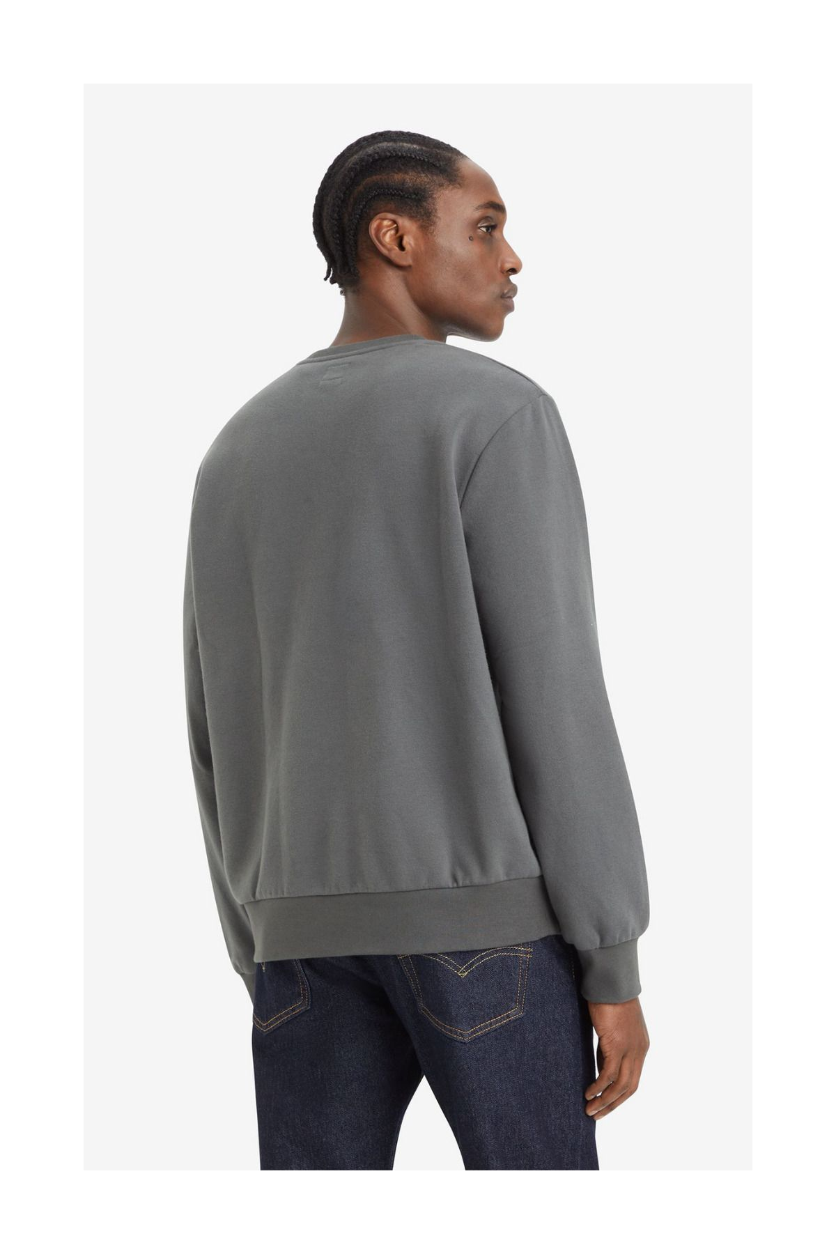 Levi's Oversized Erkek Sweatshirt - Yuvarlak Yaka - Uzun Kol - Günlük Stil İkincil görsel