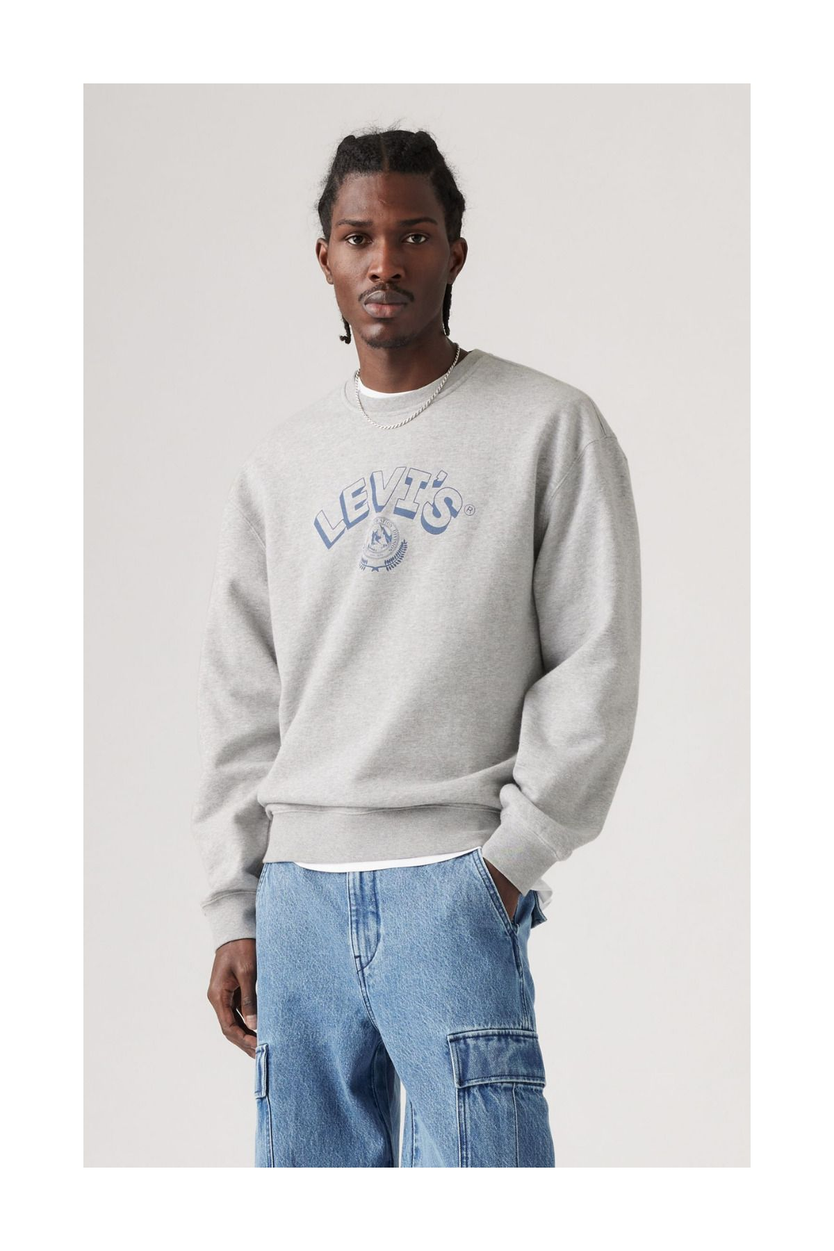 Levi's Oversize Yuvarlak Yaka Erkek Sweatshirt - Günlük Stil Ana görsel