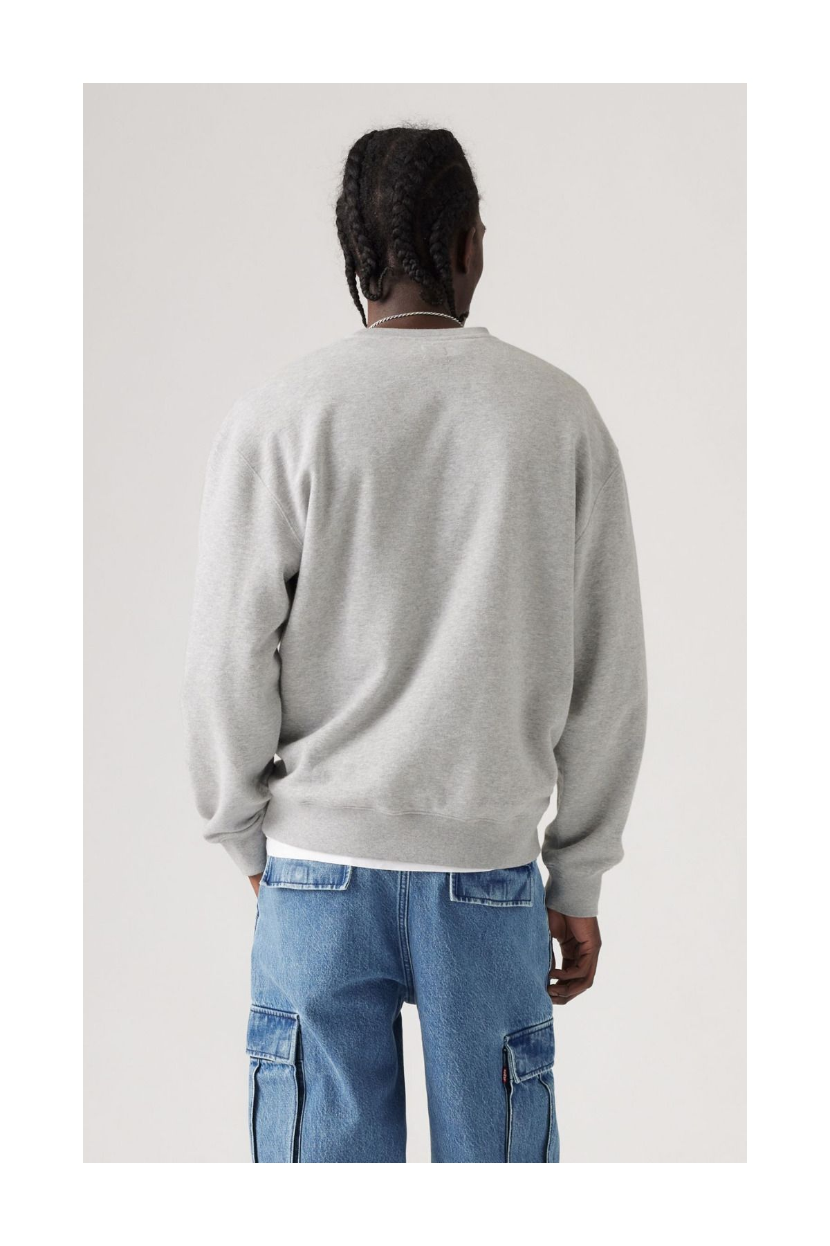 Levi's Oversize Yuvarlak Yaka Erkek Sweatshirt - Günlük Stil İkincil görsel