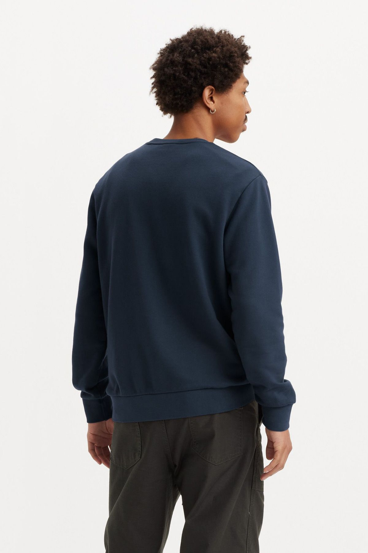 Levi's Erkek Oversize Sweatshirt - Uzun Kol, Yuvarlak Yaka - Günlük Stil Translation missing: ar.content.product_image_secondary