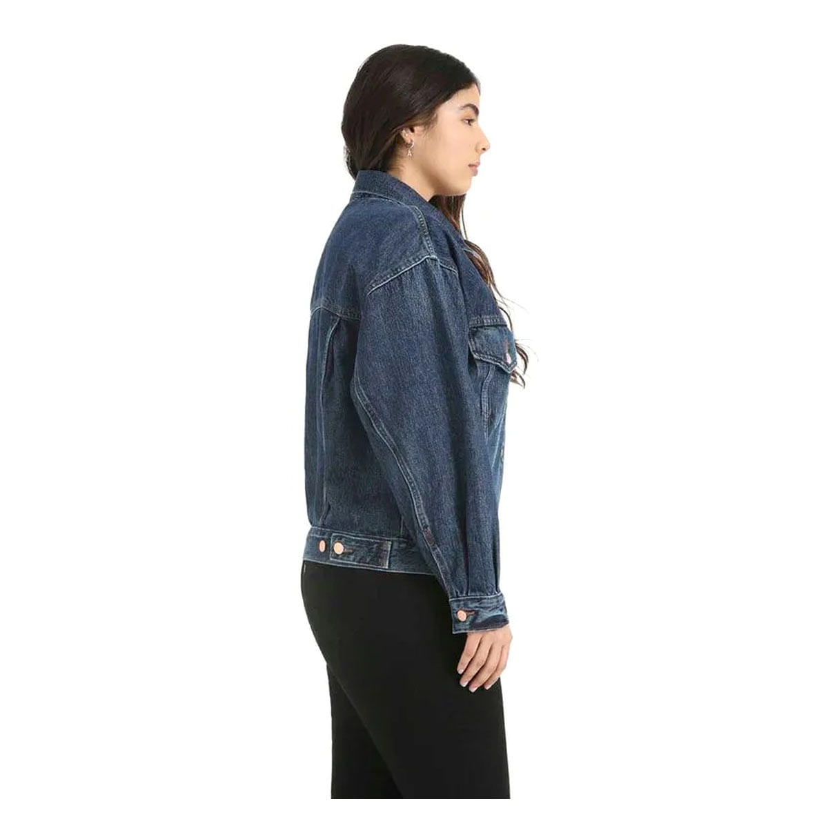 Levi's Oversize Uzun Kol Jean Ceket - Minimalist Günlük Stil İkincil görsel
