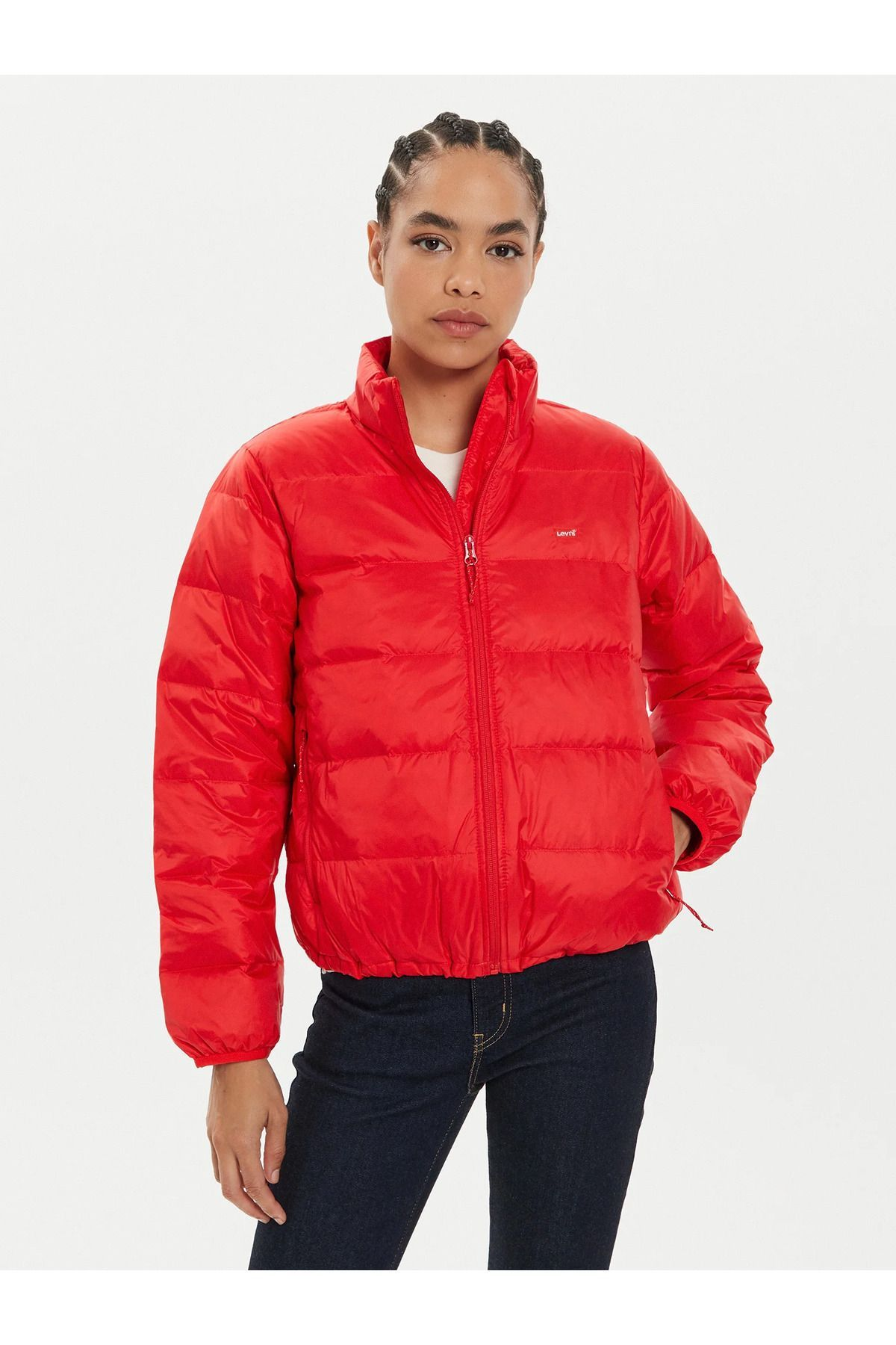 Levi's Oversize Kısa Şişme Kadın Mont - Günlük Minimalist Translation missing: ar.content.product_image_main
