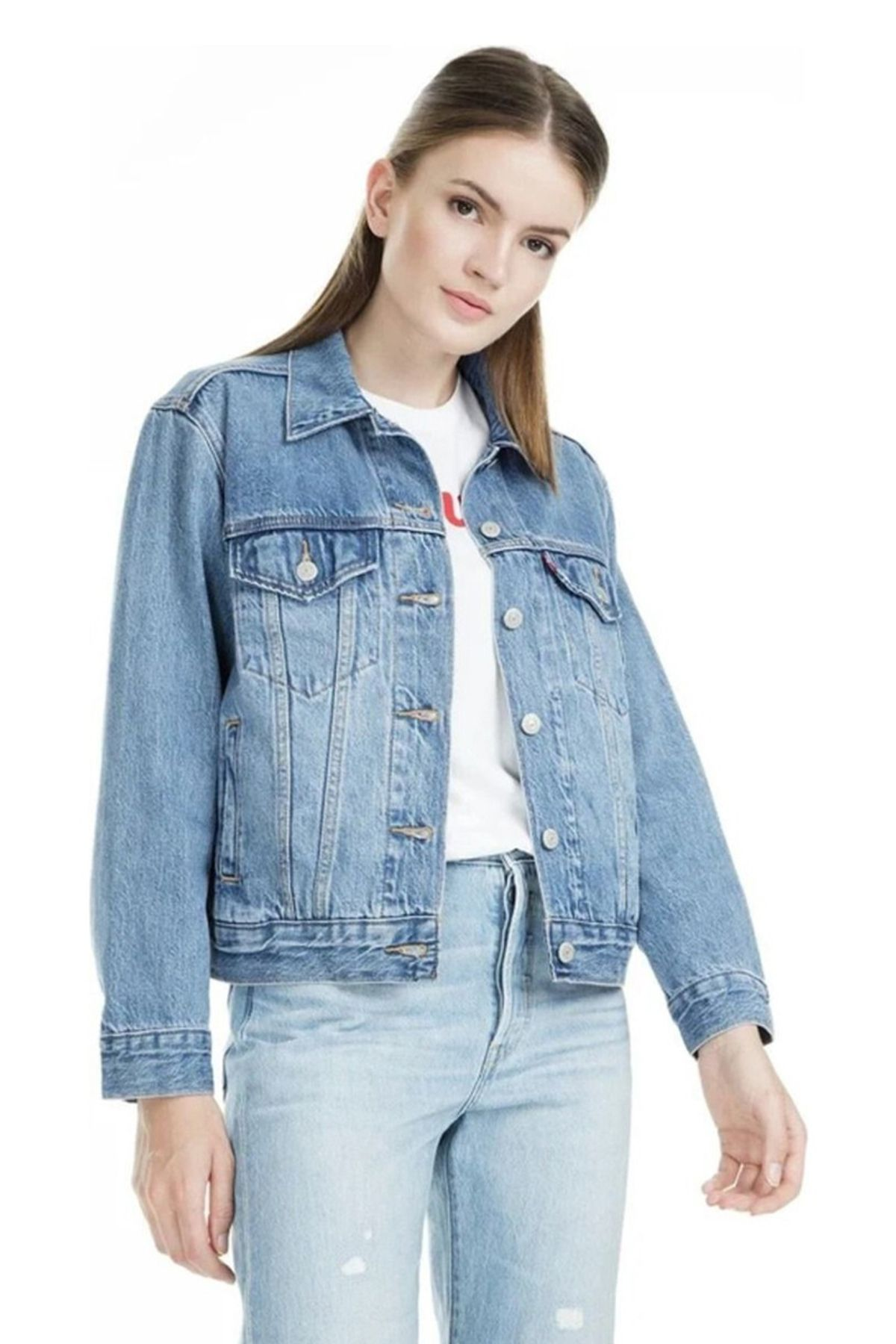 Levi's Kadın Oversize Jean Ceket - Günlük & Minimalist Ana görsel