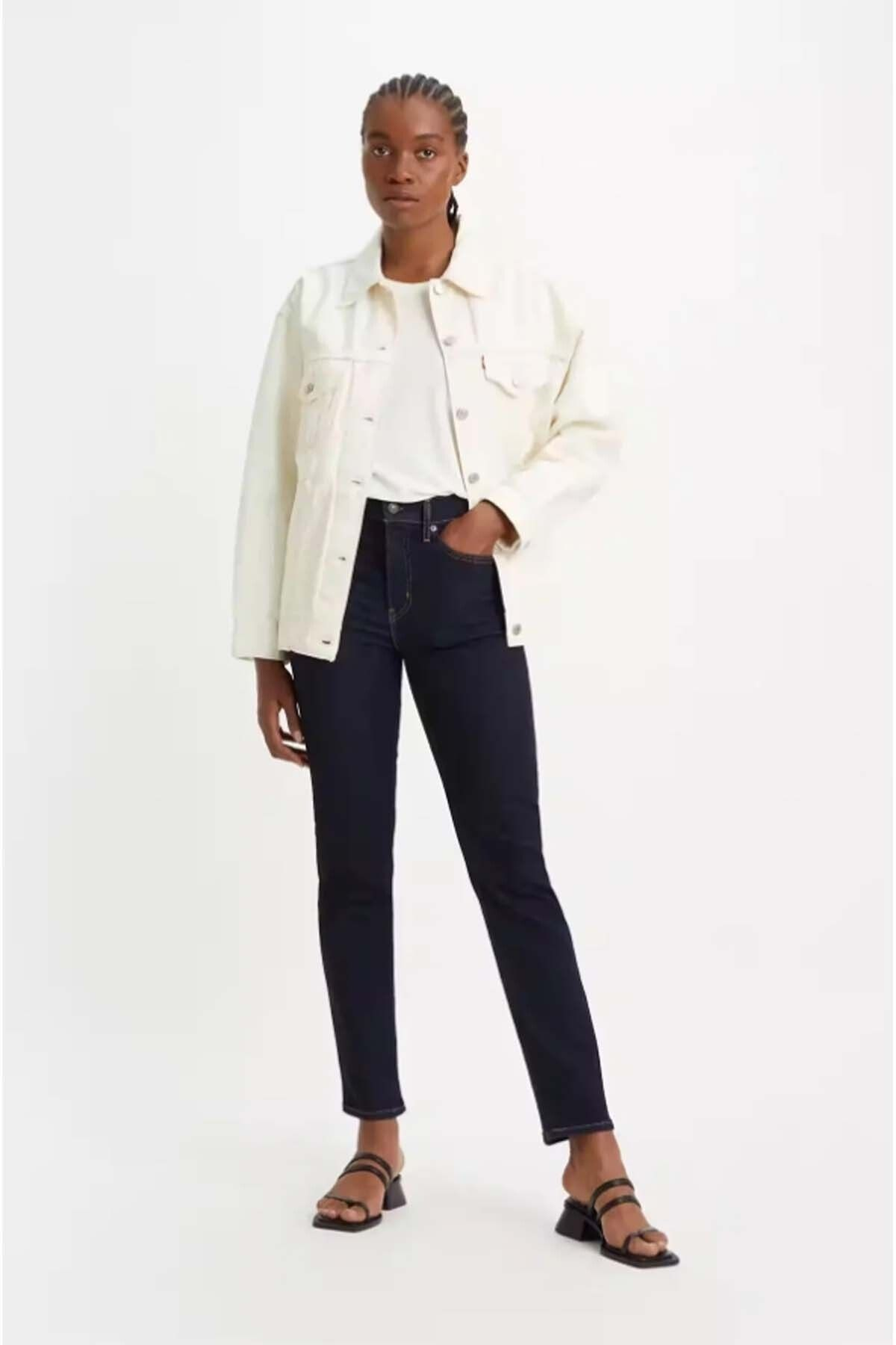 Levi's Minimalist Dar Paça Kadın Jean - Yüksek Bel, Günlük Kullanım Translation missing: ar.content.product_image_main