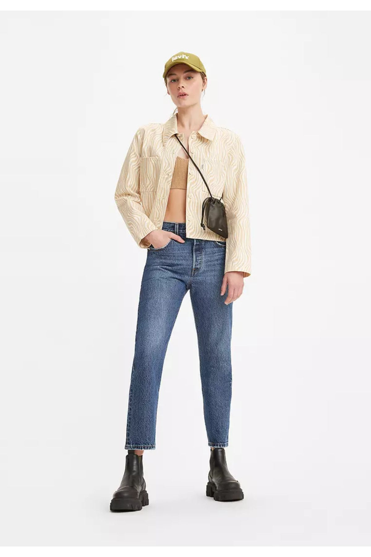 Levi's Minimalist Yüksek Bel Midi Kot Pantolon - Günlük Şıklık Translation missing: ar.content.product_image_secondary