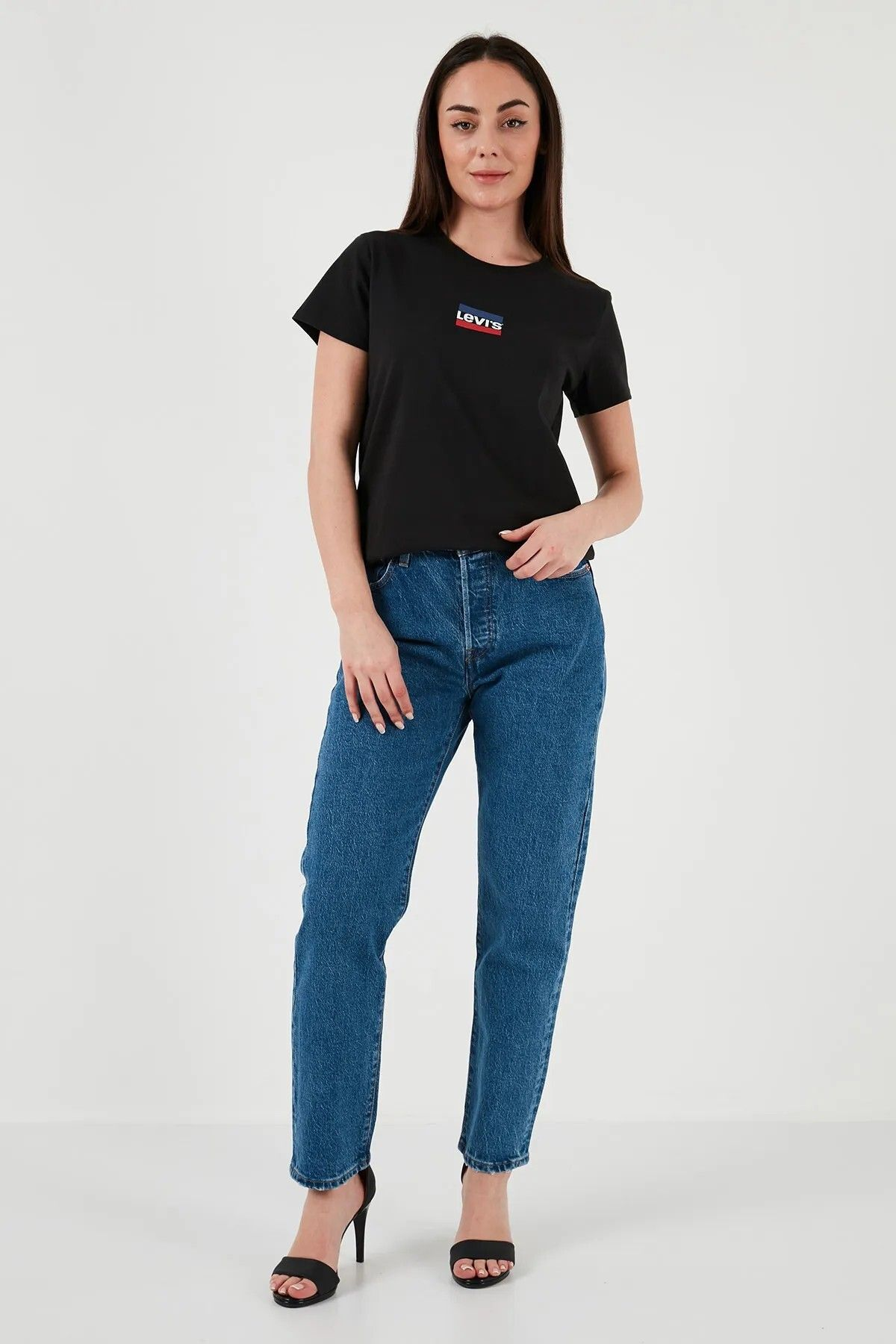 Levi's 501 Kadın Kot Pantolon - Yüksek Bel Straight Kesim Translation missing: tr.content.product_image_main