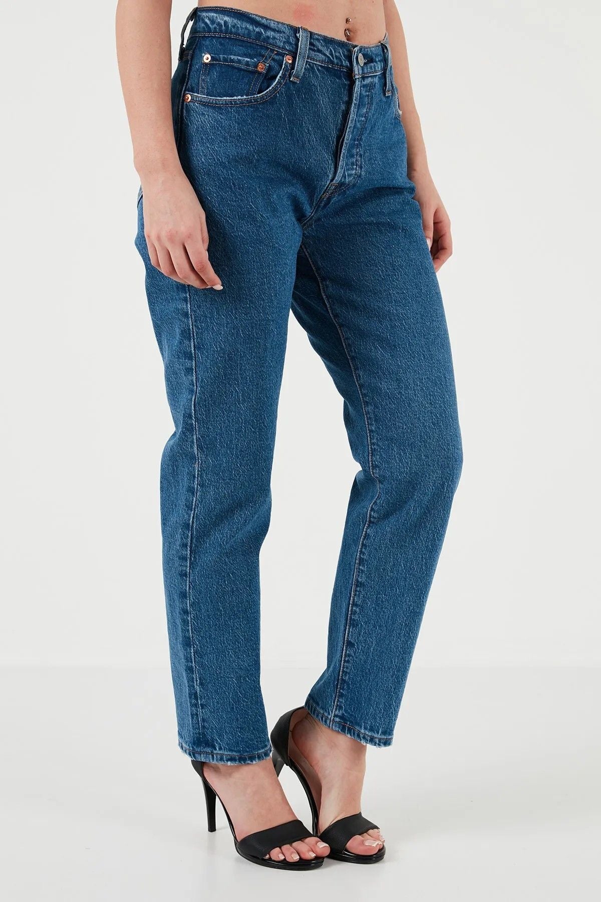 Levi's 501 Kadın Kot Pantolon - Yüksek Bel Straight Kesim