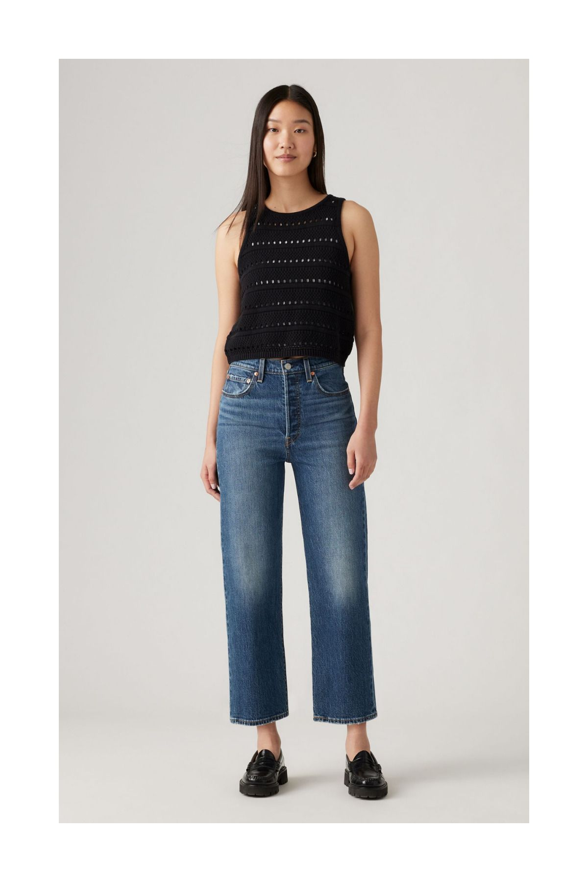 Levi's Yüksek Bel Midi Mom Jean - Oversize Günlük Kadın Kot Pantolon Translation missing: tr.content.product_image_main