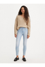 Levi's Yüksek Bel Dar Kesim Midi Jean - Minimalist Günlük Stil