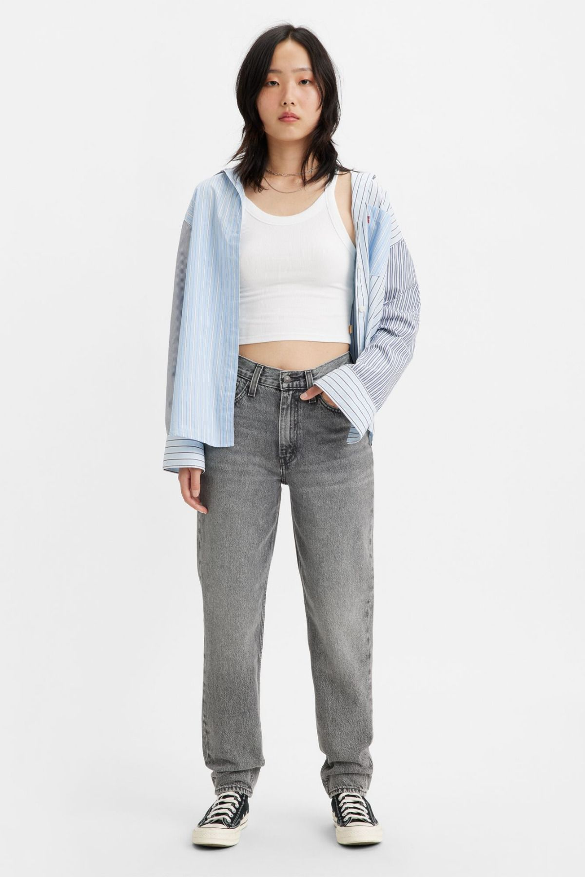 Levi's Kadın Midi Jean Pantolon - Regular Fit - Günlük Kullanım Translation missing: ar.content.product_image_main