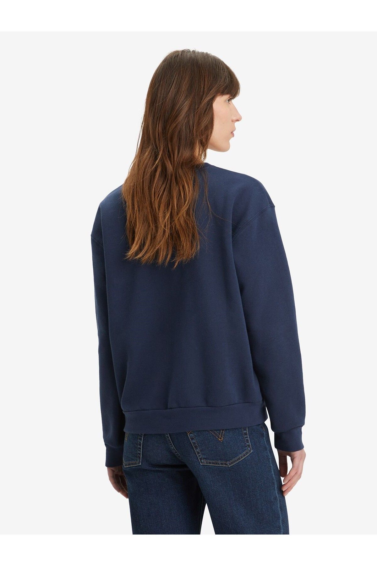 Levi's Oversized Yuvarlak Yaka Kadın Sweatshirt - Günlük Minimalist Tarz Translation missing: ar.content.product_image_secondary