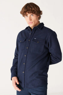 Loose Fit Geniş Kesim Lacivert Uzun Kollu Gömlek Wrangler