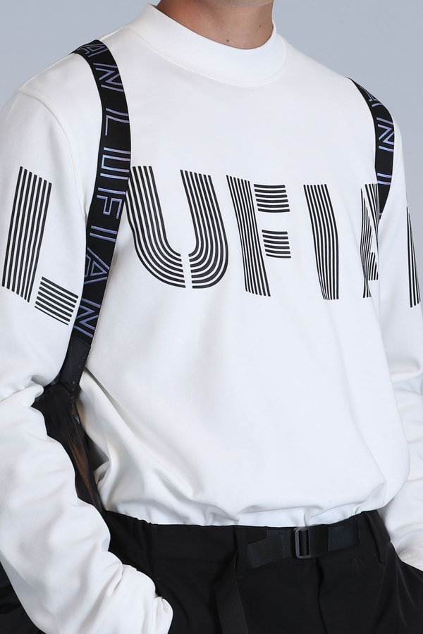 Lufian Oversize Uzun Kol Minimalist Erkek Sweatshirt - Günlük Stil