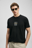 Lufian Erkek Bisiklet Yaka Kısa Kollu Pamuklu Kumaş Baskılı T-Shirt 111020286