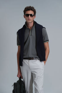 Lufian Minimalist Polo Yaka Kısa Kol Erkek T-Shirt - Günlük & Şık