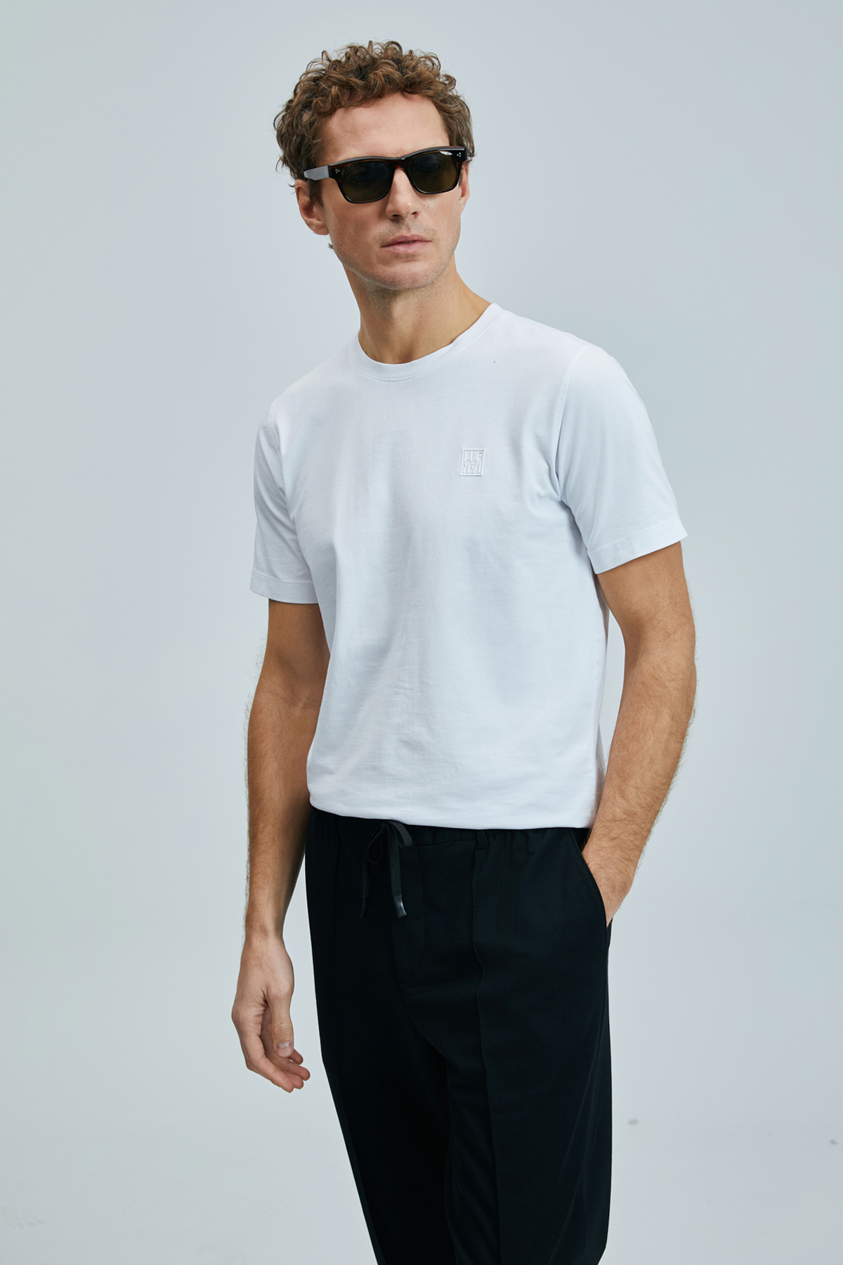Lufian Pamuklu Pablo Modern Grafik T- Shirt  25Y111020265
