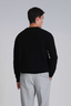 Lufian Minimalist Erkek Kazak - Oversize, Uzun Kol, Yuvarlak Yaka
