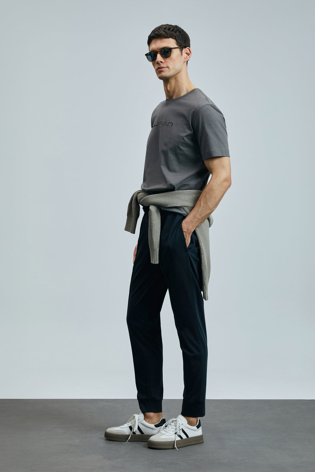 Lufian Minimalist Erkek Kısa Kol T-Shirt - Günlük, Rahat, Kaliteli