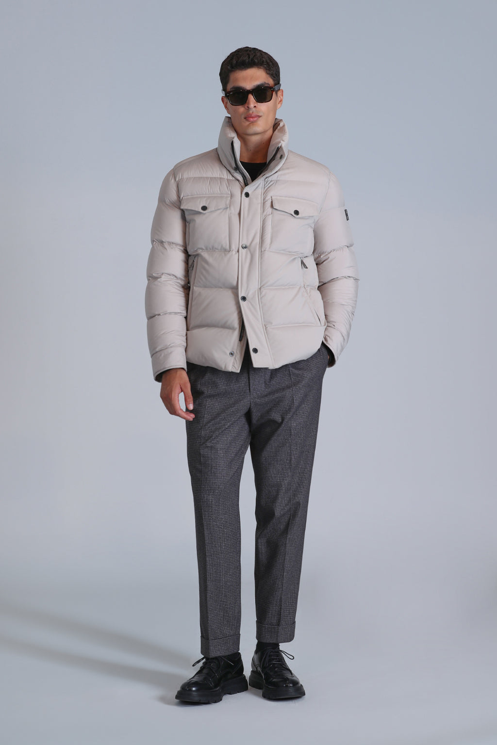 Lufian Minimalist Oversize Erkek Kışlık Mont - Günlük Kullanım