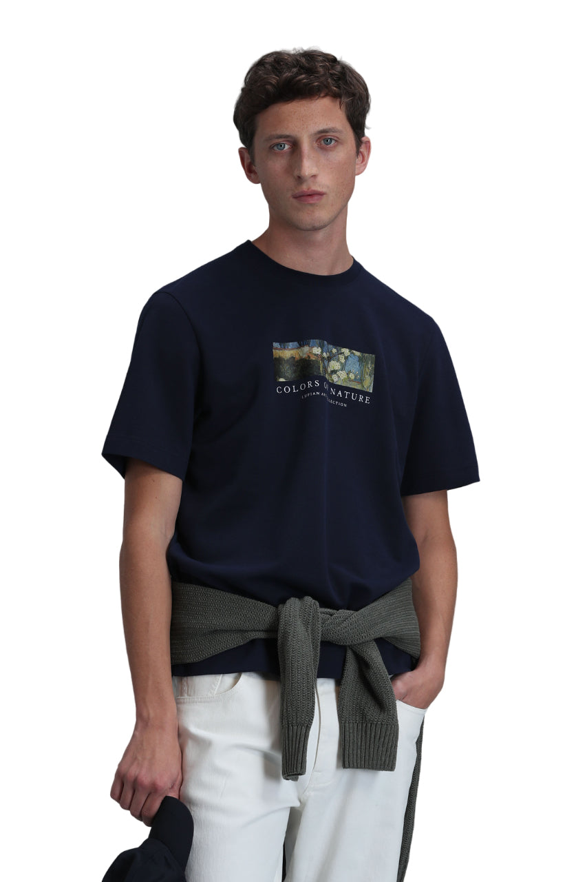 Lufian Minimalist Oversize Erkek T-Shirt - Kısa Kol - Günlük Kullanım İkincil görsel