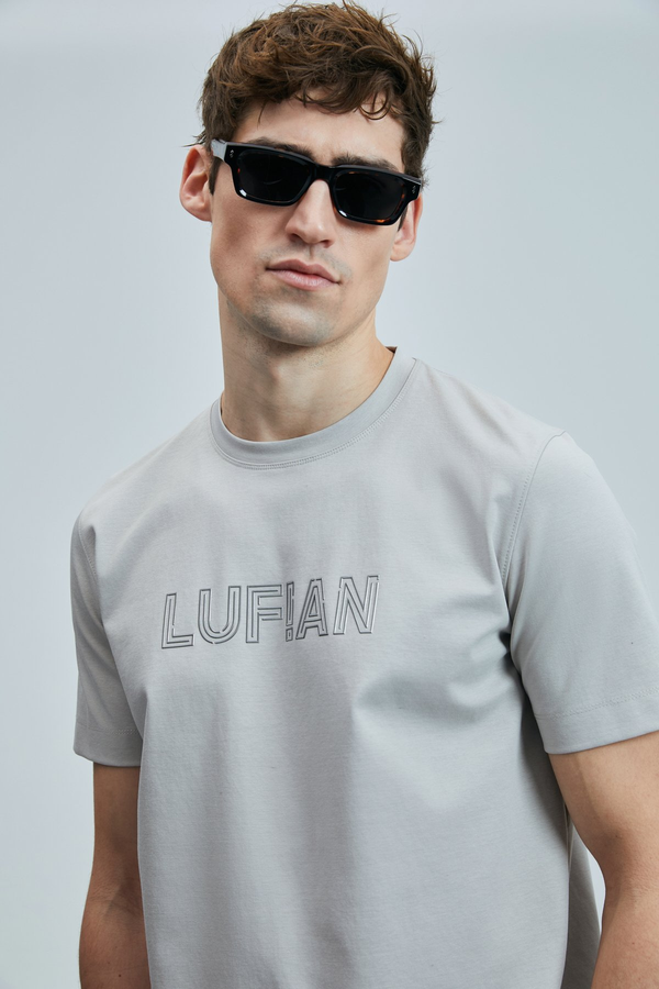 Lufian Minimalist Oversize Yuvarlak Yaka Kısa Kol Erkek T-Shirt