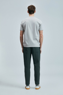 Lufian Minimalist Oversize Yuvarlak Yaka Kısa Kol Erkek T-Shirt