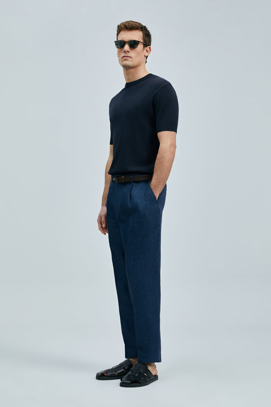 Lufian Minimalist Regular Fit Kısa Kol Erkek T-Shirt - Günlük Şıklık