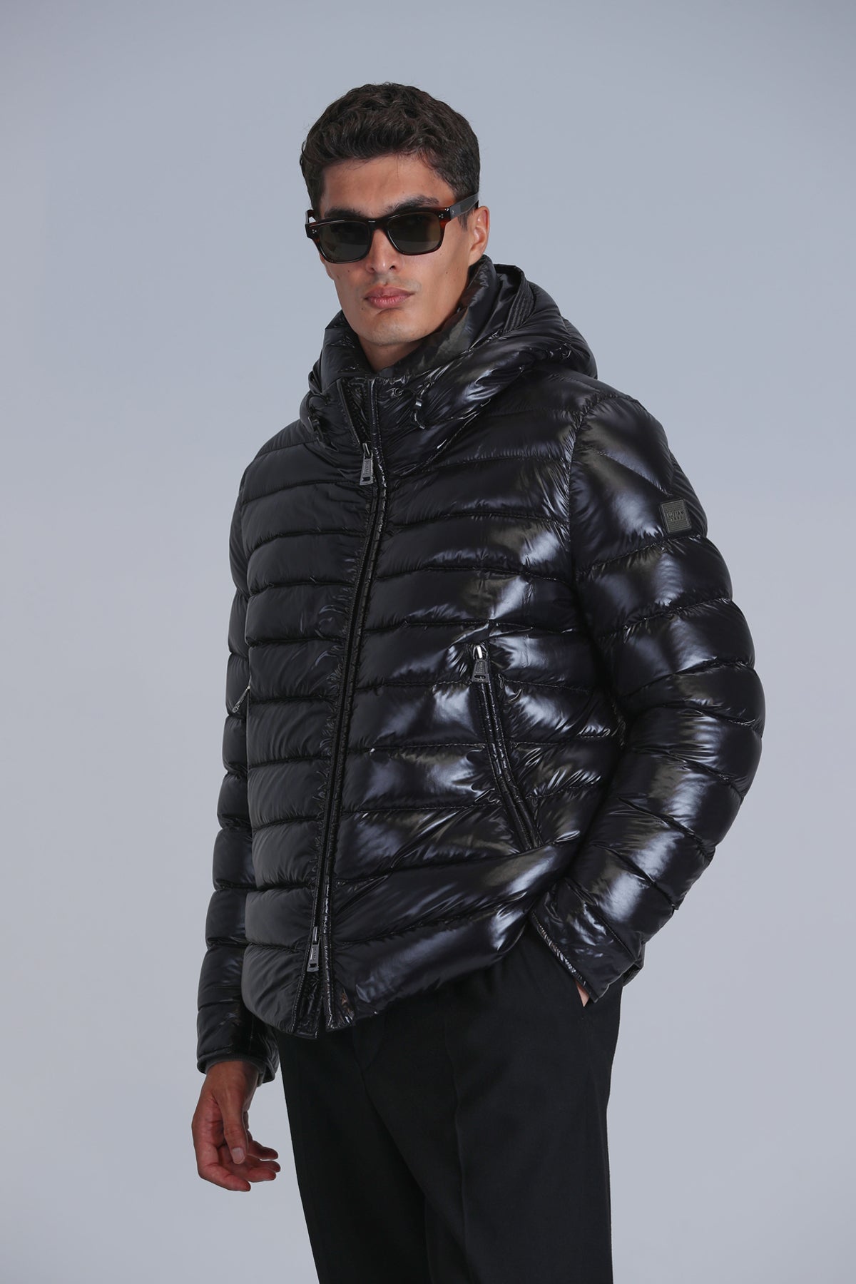 Lufian Oversize Kapüşonlu Erkek Kışlık Mont - Minimalist Tasarım