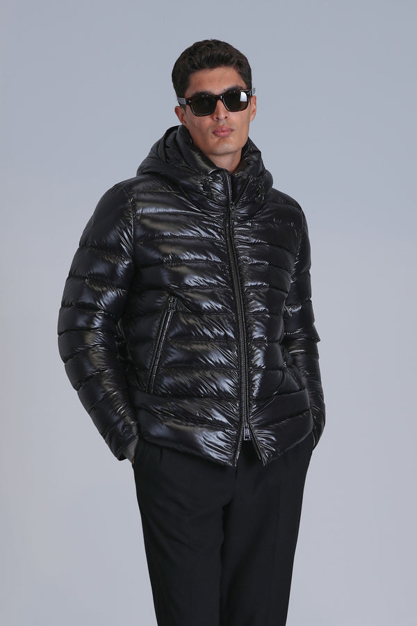 Lufian Oversize Kapüşonlu Erkek Kışlık Mont - Minimalist Tasarım