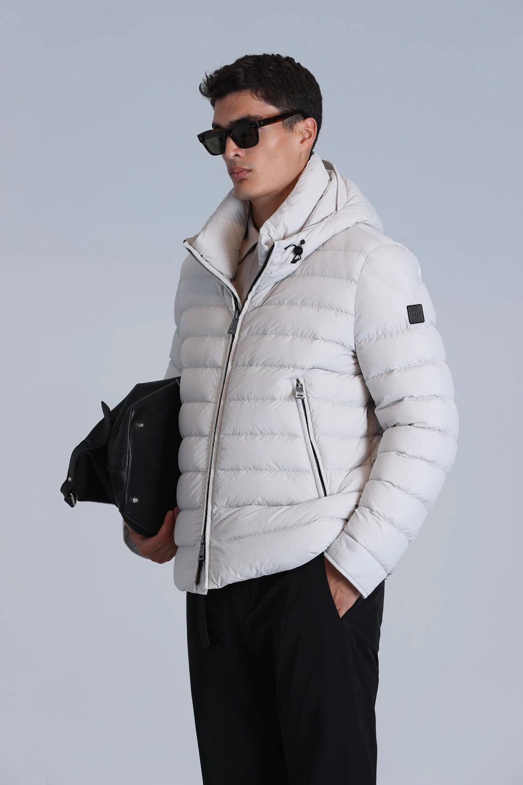 Lufian Oversize Kapüşonlu Erkek Kışlık Mont - Minimalist Tasarım