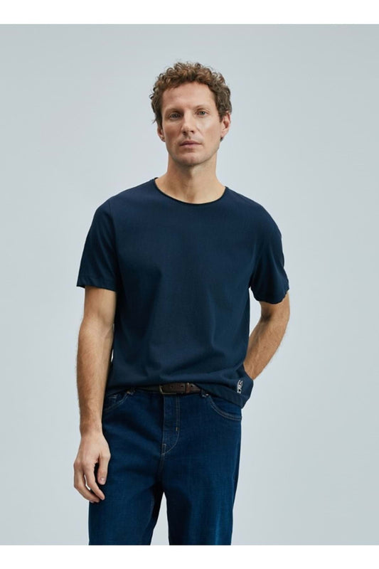 Lufian Oversize Kısa Kol Yuvarlak Yaka Erkek T-Shirt - Minimalist