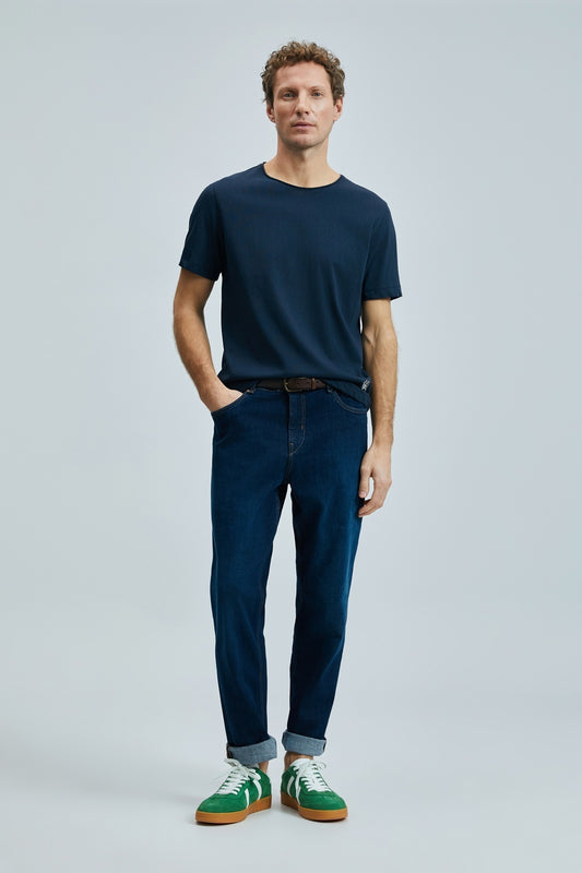 Lufian Oversize Kısa Kol Yuvarlak Yaka Erkek T-Shirt - Minimalist
