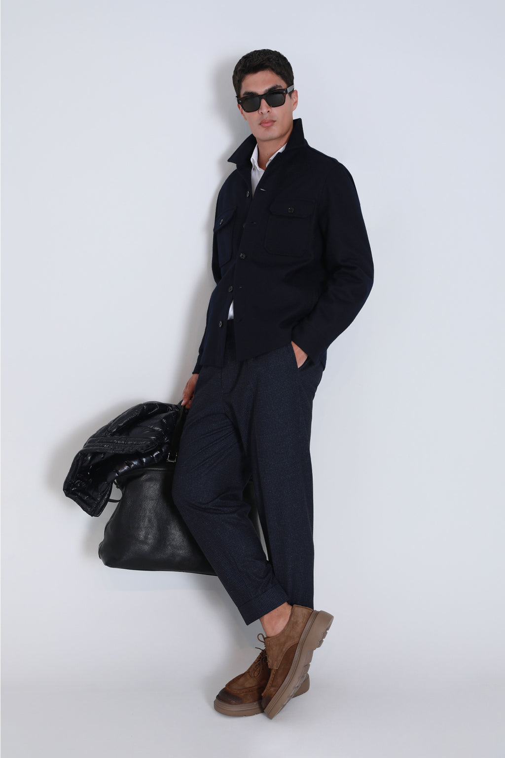 Lufian Oversize Minimalist Erkek Gömlek - Günlük Stil