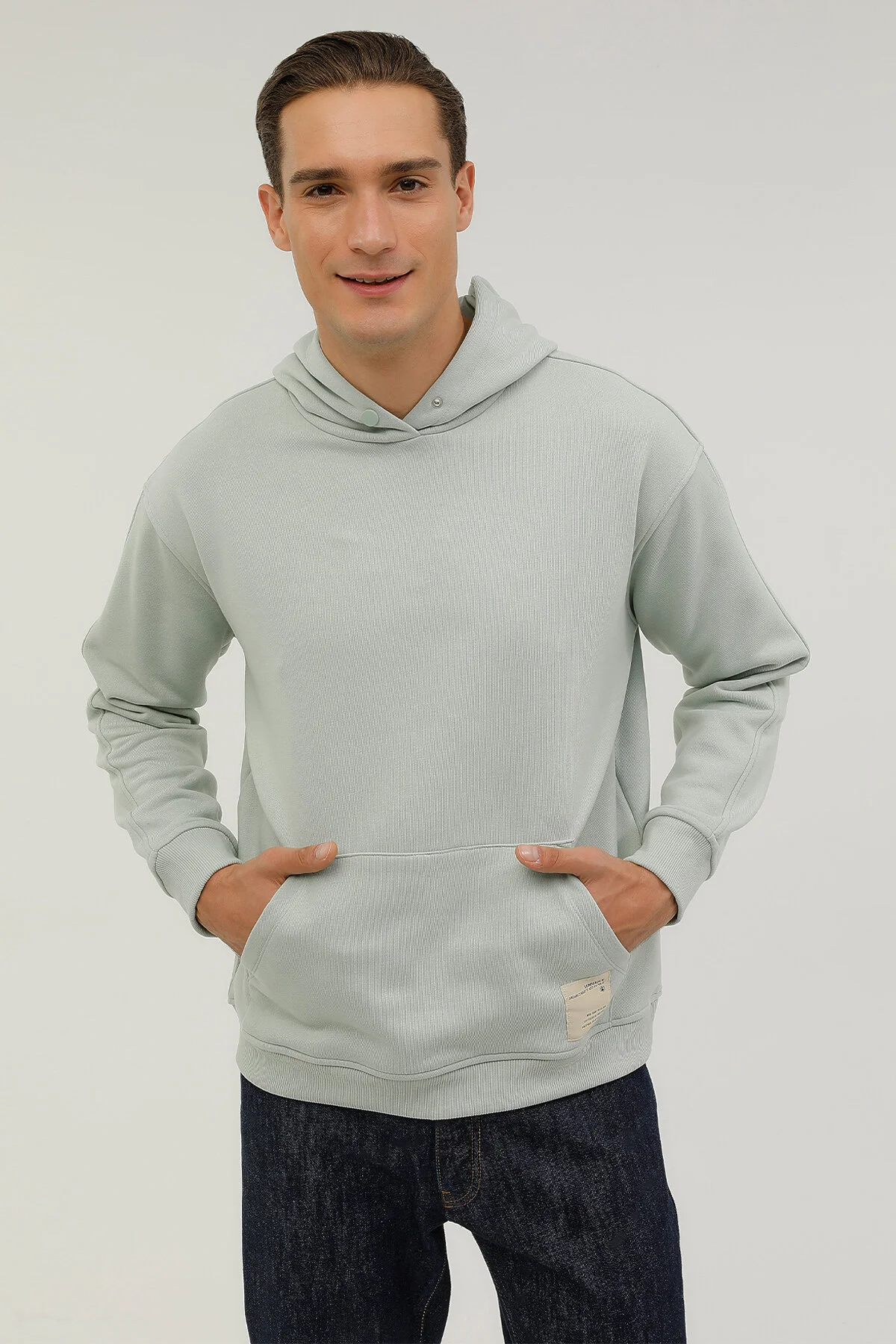 Lumberjack Erkek Oversize Kapüşonlu Sweatshirt - Rahat ve Şık Ana görsel