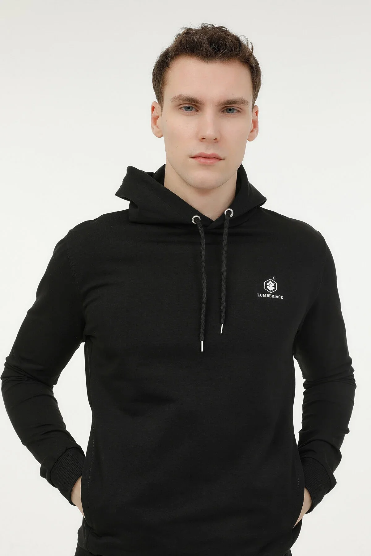 Lumberjack Oversize Kapüşonlu Sweatshirt Erkek - Rahat ve Şık Günlük Stil Ana görsel