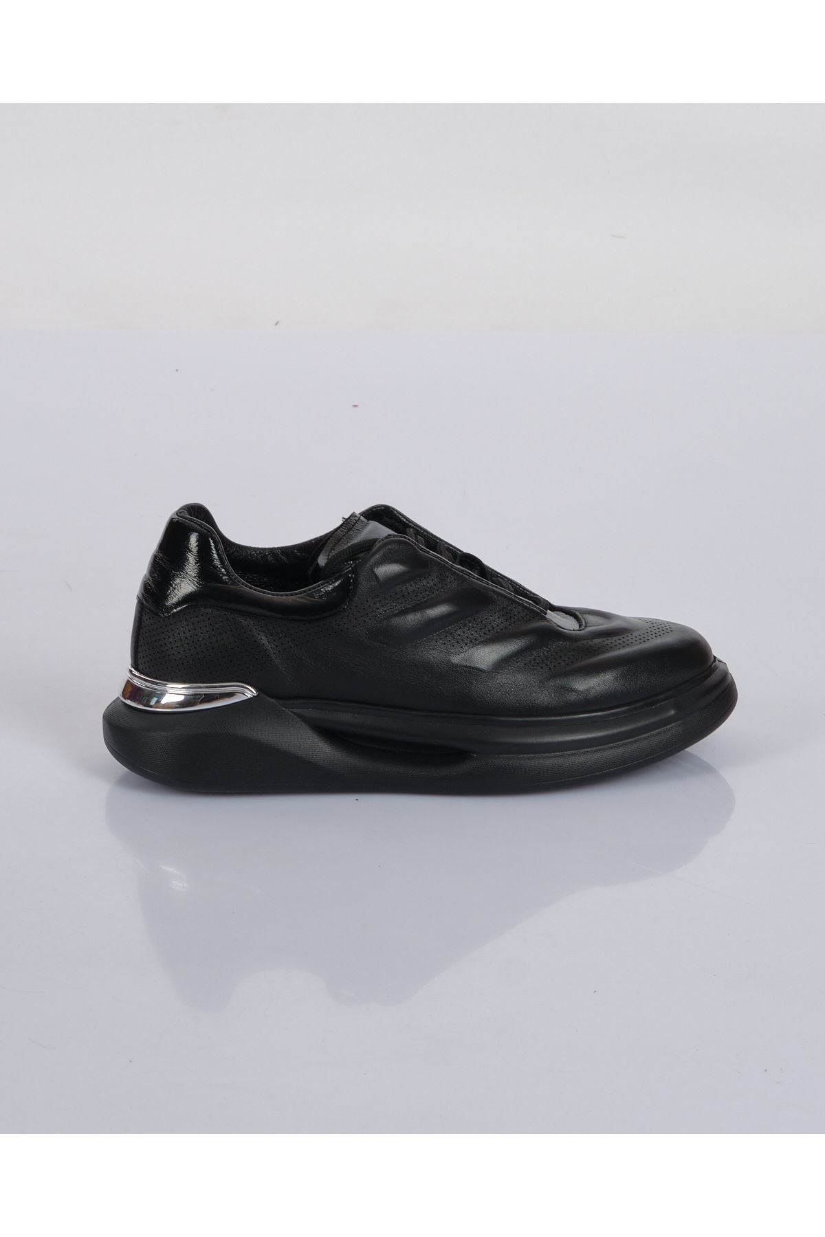 Marco Rossi Minimalist Deri Erkek Sneaker - Platform Taban Ana görsel