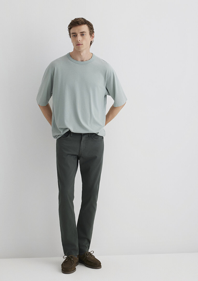 Mavi Erkek Regular Fit Pantolon - Minimalist Günlük Stil Ana görsel