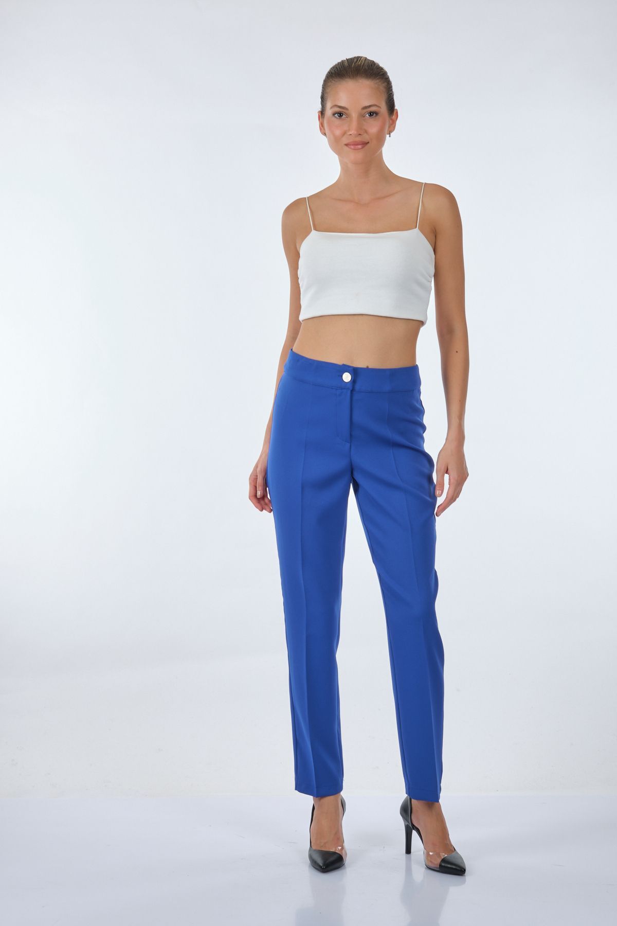 Miaruj Minimalist Kadın Pantolon - Regular Fit - Günlük & Ofis Translation missing: ar.content.product_image_secondary