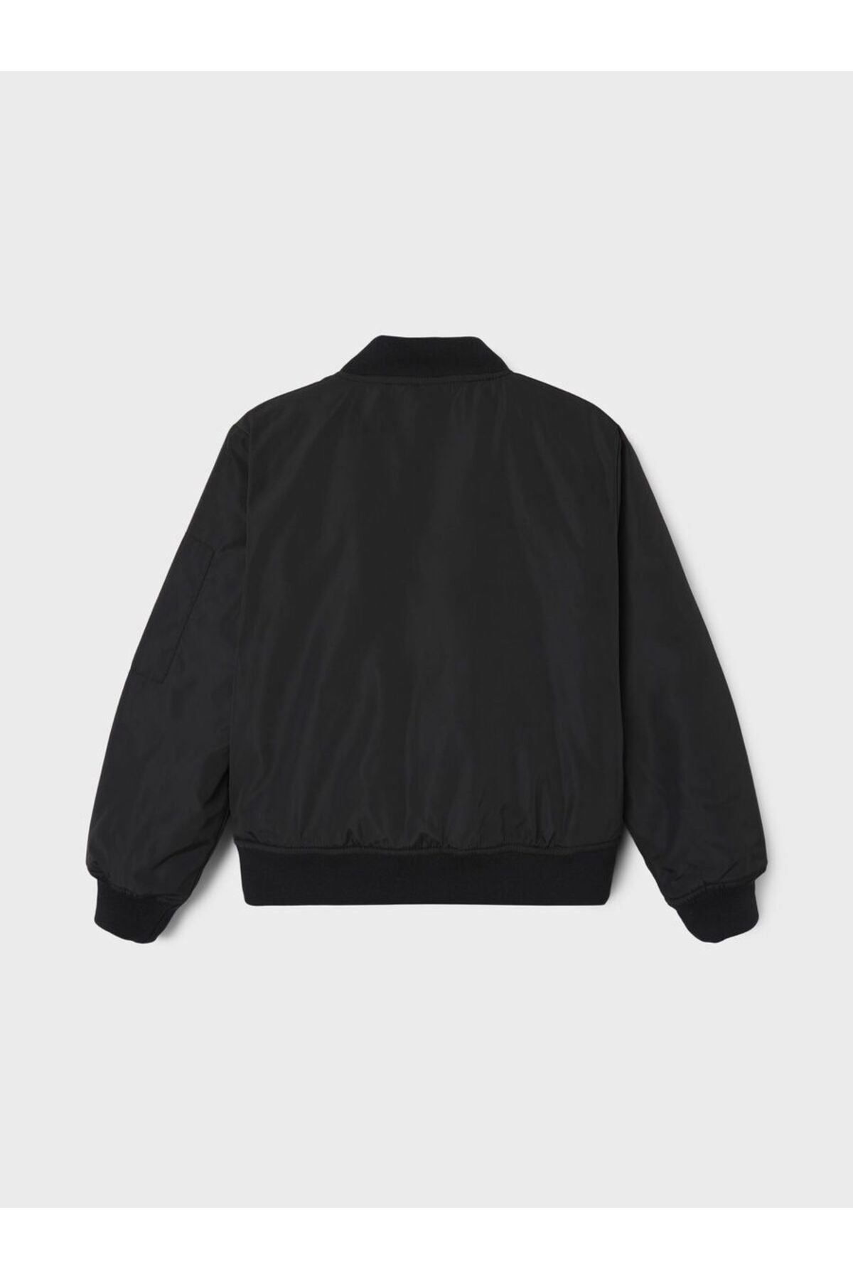 Minimalist Bomber Ceket-Uzun Kol Regular Fit