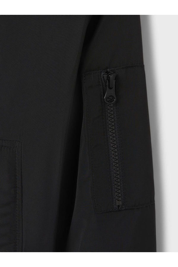 Minimalist Bomber Ceket-Uzun Kol Regular Fit