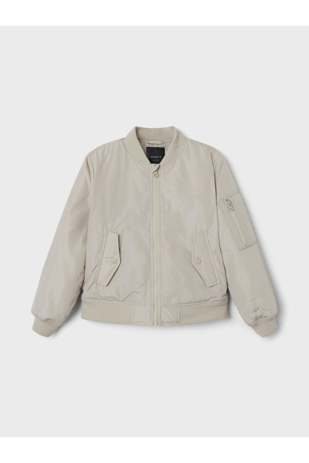 Minimalist Bomber Ceket-Uzun Kol Regular Fit