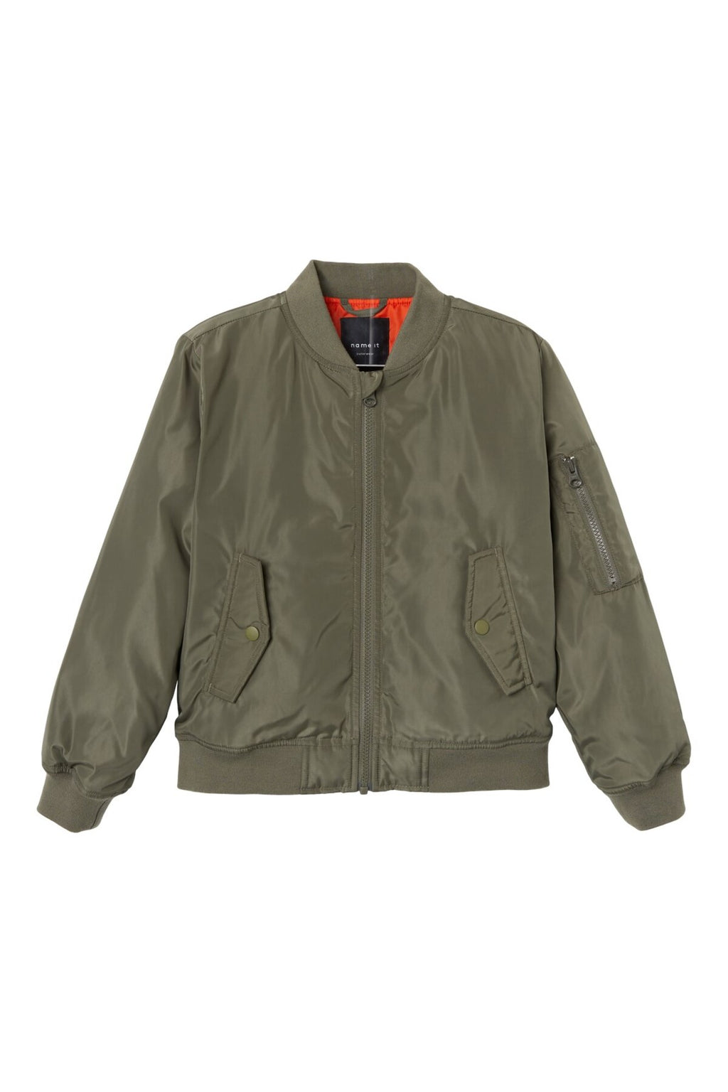 Minimalist Bomber Ceket-Uzun Kol Regular Fit