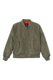 Minimalist Bomber Ceket-Uzun Kol Regular Fit