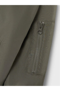 Minimalist Bomber Ceket-Uzun Kol Regular Fit