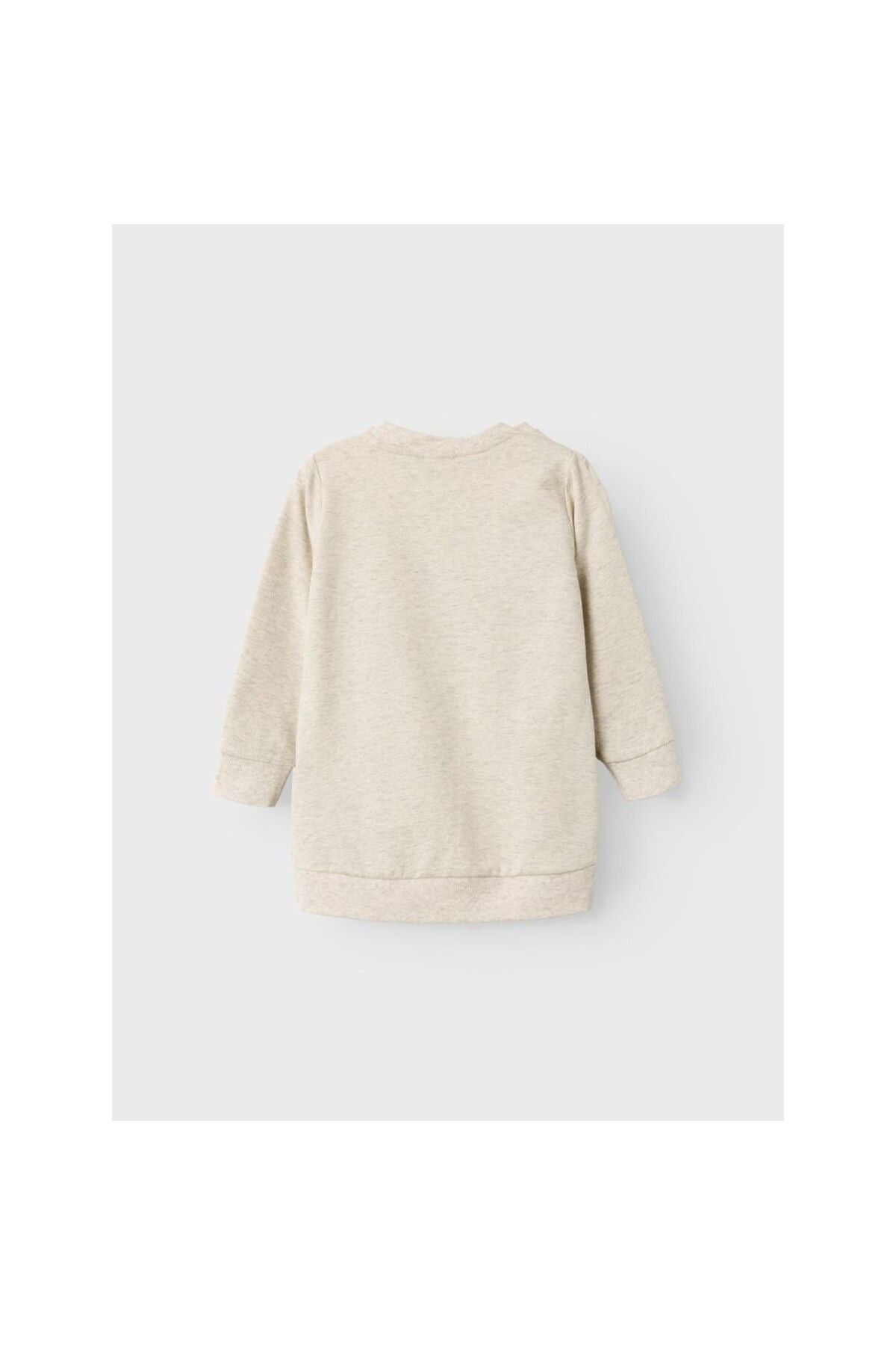 Minnie Mouse Baskılı Oversize Kız Çocuk Sweatshirt-Günlük Kullanım