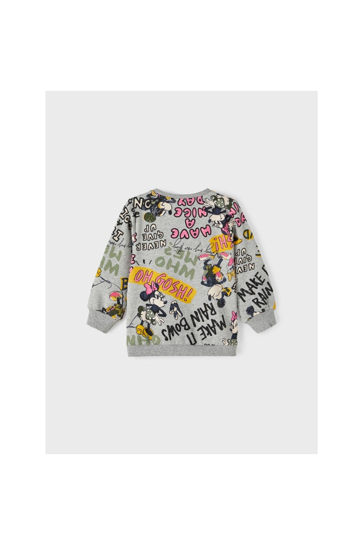 Minnie Mouse Desenli Kız Çocuk Sweatshirt-Uzun Kol Regular Fit